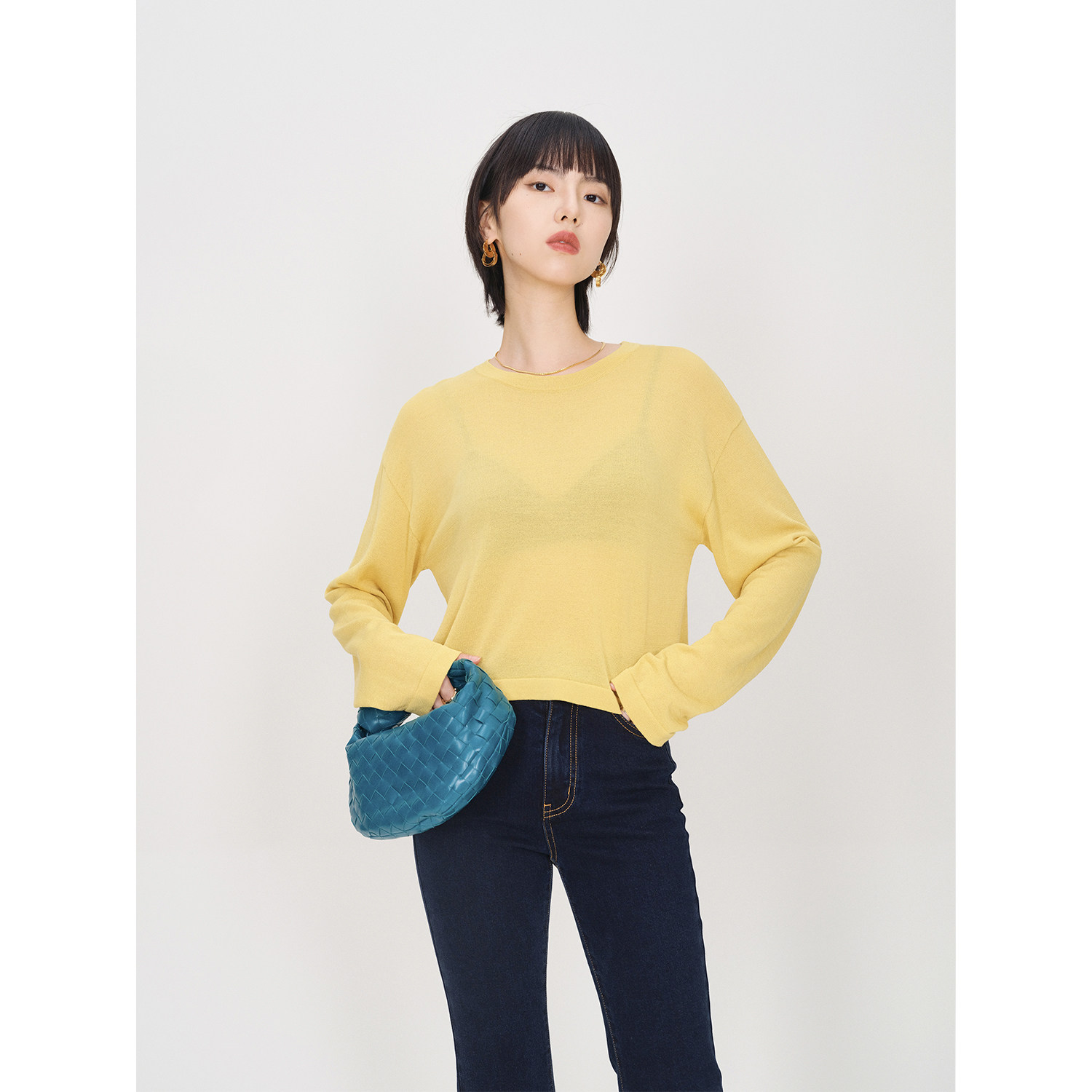 新疆圆领针织衫merveilles