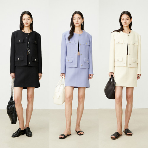 经典四贴袋小香外套/半裙