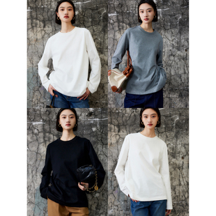 Studios 百搭打底长袖 早春搭配Bi入 本柔软亲肤经典 t恤 全棉版 MRS