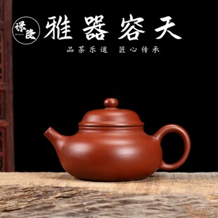 潮州紫砂茶壶小品容天功夫茶壶大红袍原矿朱泥西施非纯手工小容量