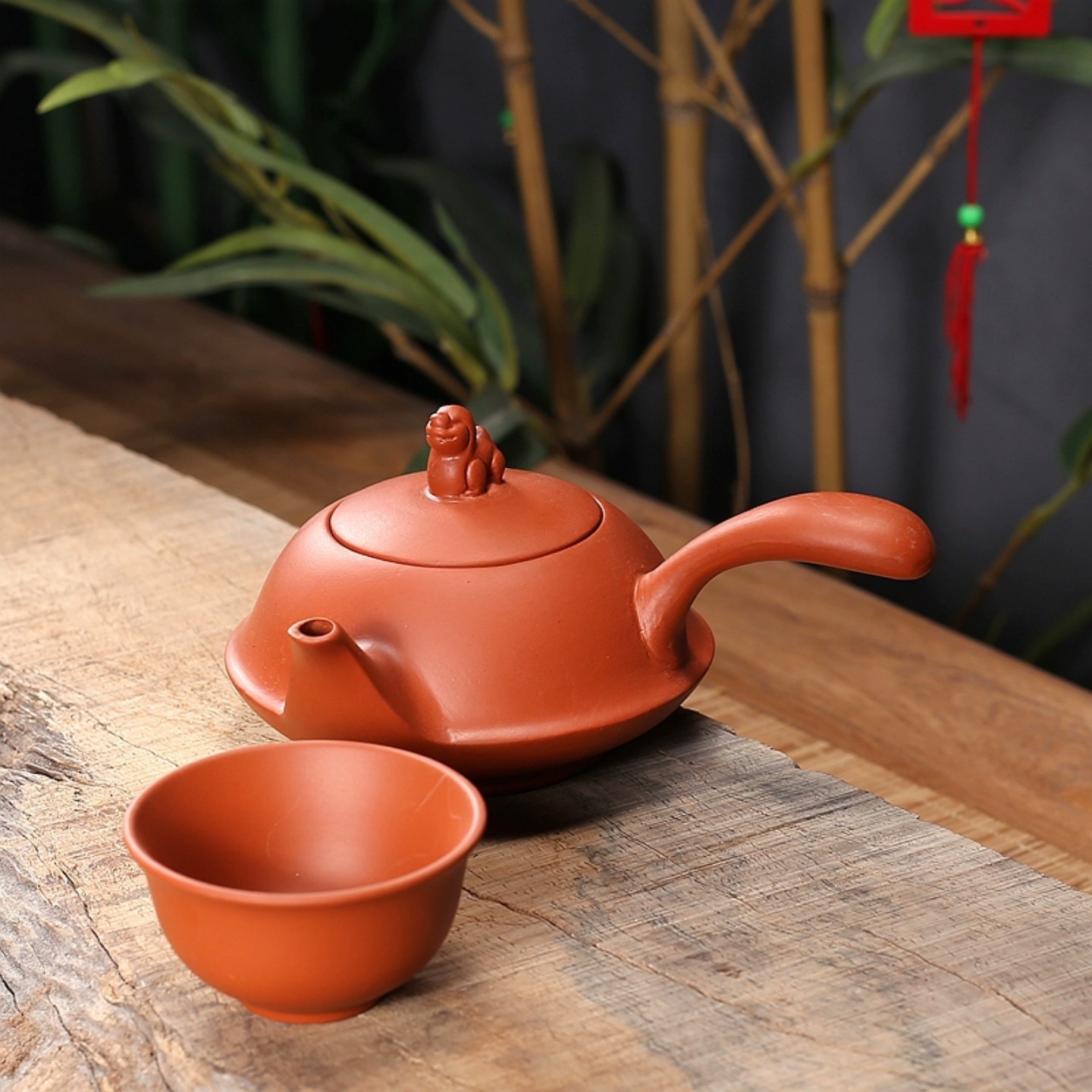 侧把壶紫砂壶功夫茶具泡茶壶茶杯