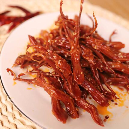 【郑宝鸭】美味鸭舌 卤味小吃 香辣鸭舌 卤味鸭舌 不辣的鸭舌