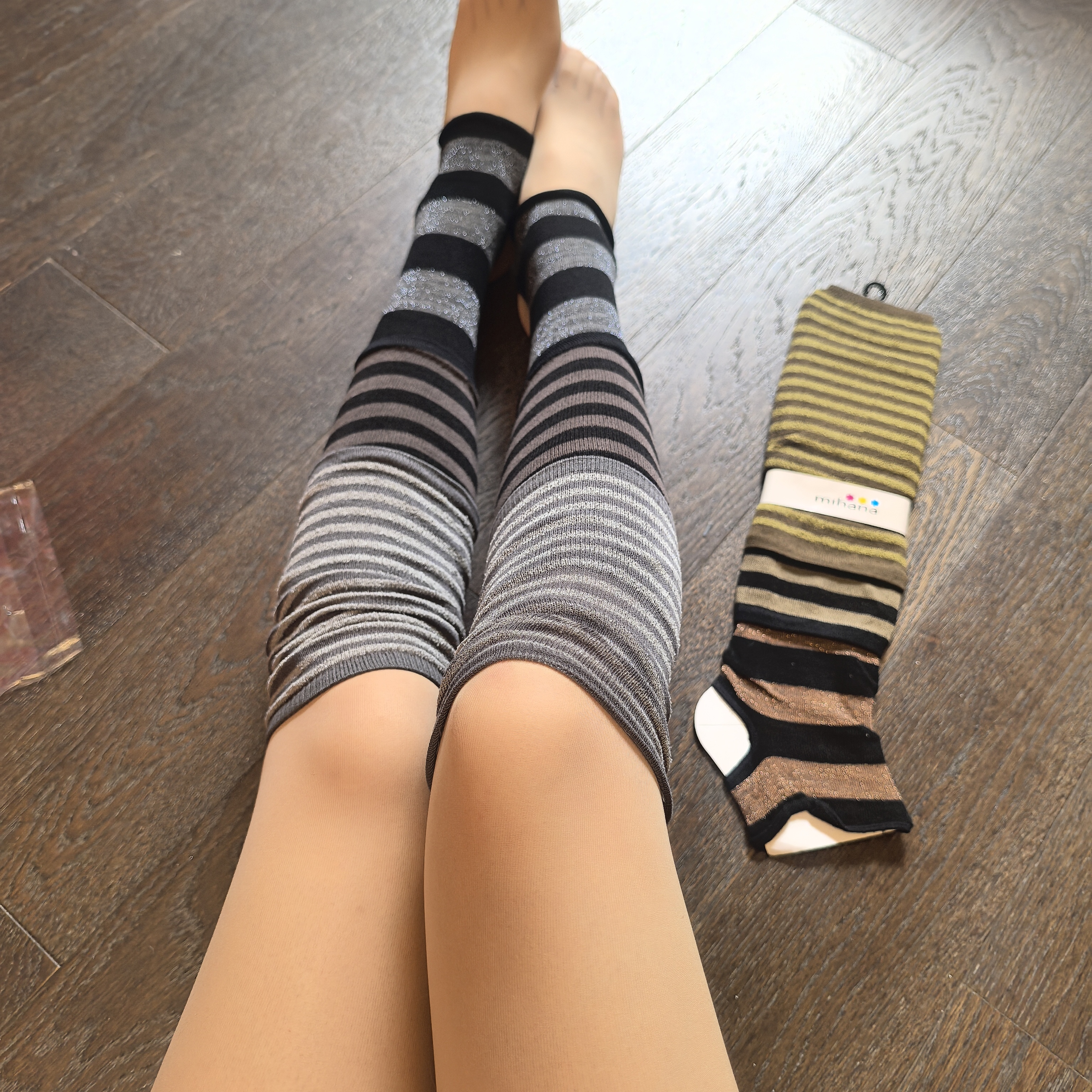 日本进口专柜品牌袜套手套大腿袜小腿袜过膝袜特价亏本清货