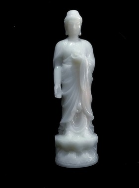 佛像精美批发玉石保平安中式佛堂