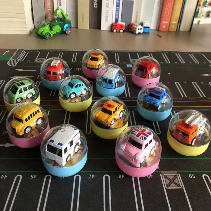 扭扭蛋卡通回力小汽车模型