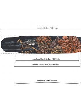 德国直邮Bastl Boards长板舞板Naturgeister 2017华尔兹1号Walzer