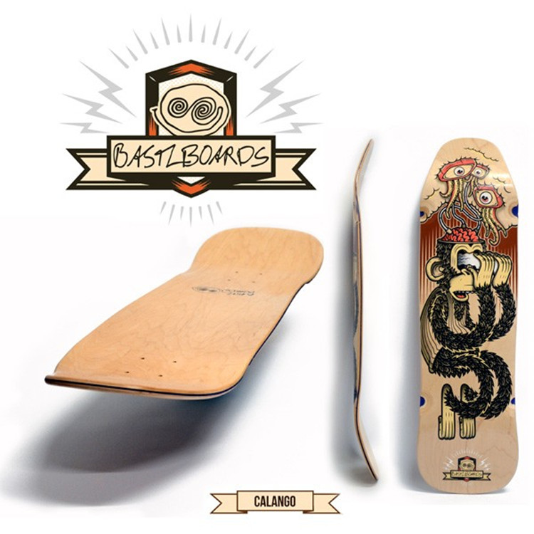 德国直邮Bastl Boards长板舞板滑板面Calango 2014