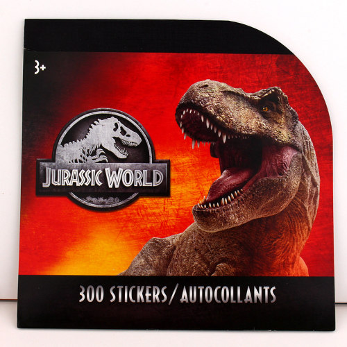 恐龙世界侏罗纪儿童卡通贴画本