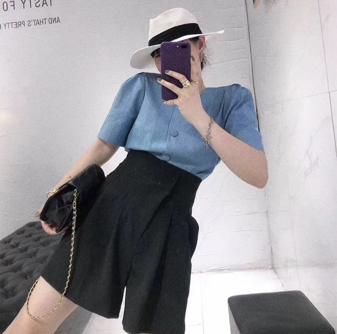 宽松气质阔腿裤女休闲西装裤百搭