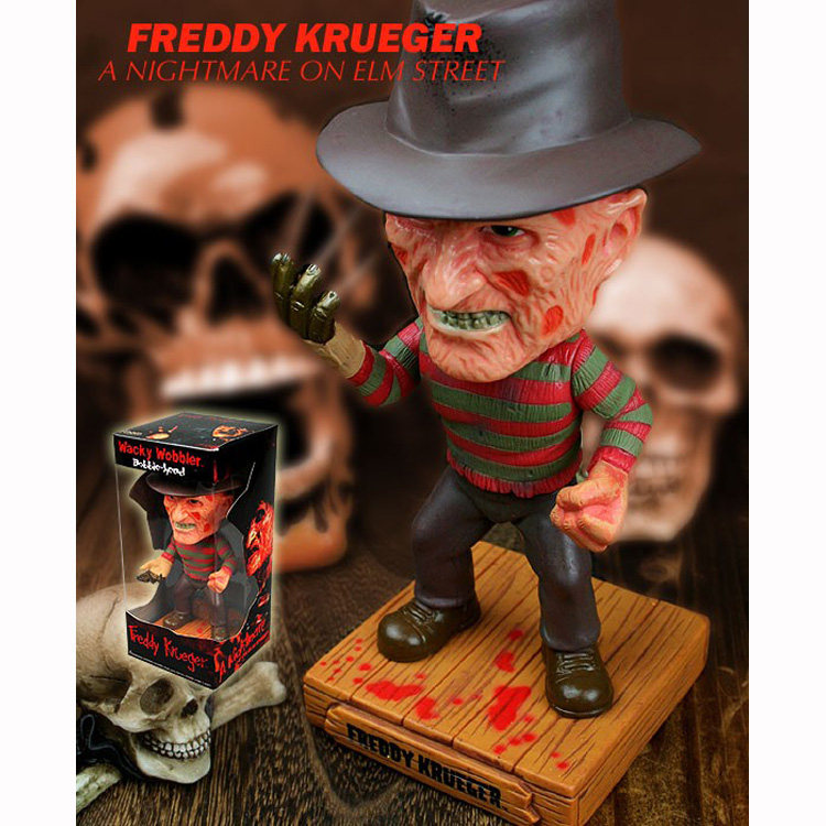 猛鬼街 梦中杀手 鬼王 弗莱迪 freddy krueger 摇头公仔 摆件