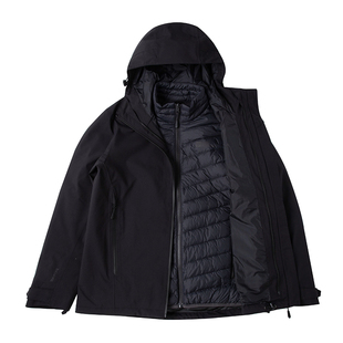 23秋冬新款 JackWolfskin狼爪三合一冲锋衣男600蓬羽绒内胆5118597