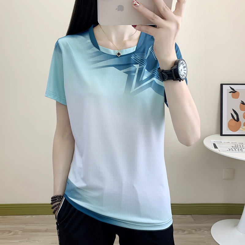 夏季羽毛球服女士排汗透