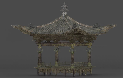 黑神话场景模型悟空水榭凉亭写实场景建筑3DMAX/FBX模型数据文件