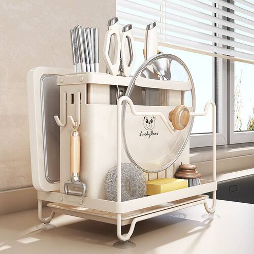 多功能刀架置物架壁挂家用筷子筒