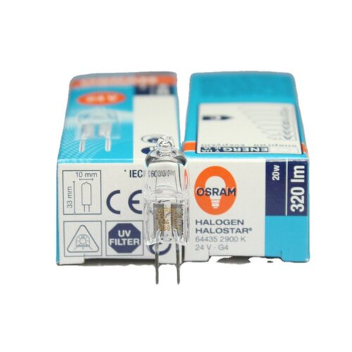 欧司朗光学仪器卤素米泡OSRAM 64435 U 24V20W G4手术无影灯泡