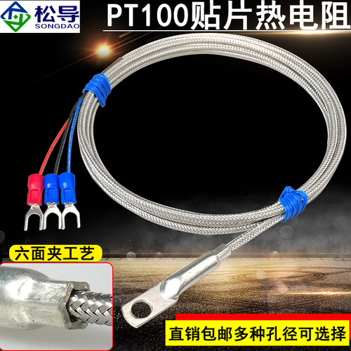 贴片电阻pt100温度传感器端面