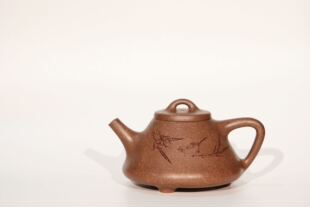 拙雅堂 实力助工 谢美华 老段泥 子冶石瓢 全手工紫砂壶 240c