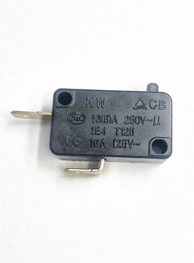 微动开关洗车机开关常闭常开二脚 KW 16（5A）250VAC轻触款镀银点