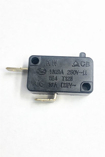 250VAC轻触款 微动开关洗车机开关常闭常开二脚 镀银点