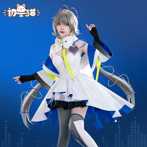 初兽猫 全款 洛天依cos服2024生日礼服cosplay女装连衣裙lolita