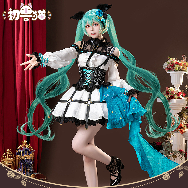 初兽猫 现货 初音cos服cosplay为你献上玫瑰般的美丽mi 模玩/动漫/周边/娃圈三坑/桌游 Cosplay女装/cos女装 原图主图