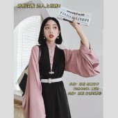 金桂玉兔 明制比甲无袖 汉服长衫 改良版 日常方领外套上衣女补服