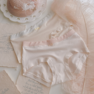 纯棉裆短裤 树莓奶冻 7A三角裤 女生柔软简约大码 A类婴儿棉内裤