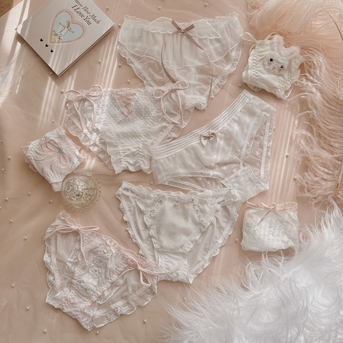 杨吨吨女士内裤性感蕾丝纯欲甜美