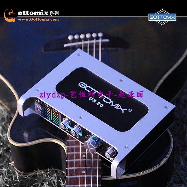 歌图Gottomix US20专业USB外置声卡/音频接口2进2出直播声卡