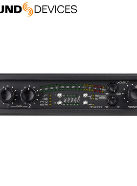 Sound Devices USBpre2 2路工作室级电脑音频接口USB声卡声场测试