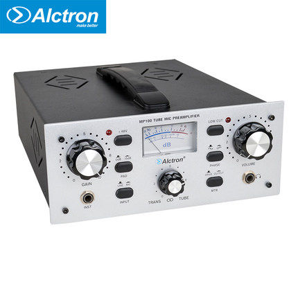 alctron/爱克创mp100单通道高端电子管话放麦克风前置放大器
