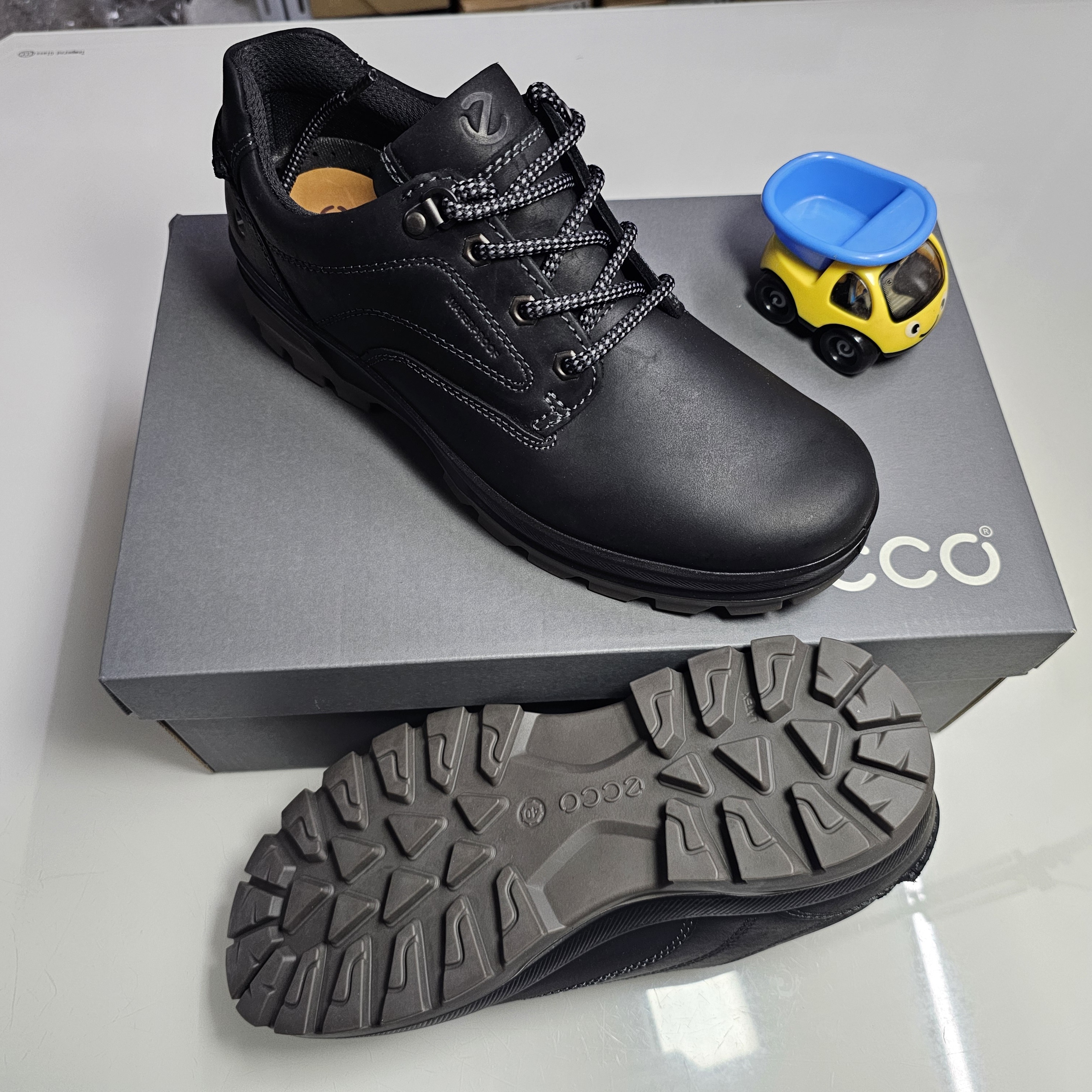 爱步现货ecco防水登山踪迹男鞋