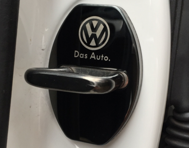 13-16款大众全新朗逸朗行门锁扣盖 车门锁柱保护盖 锁扣保护盖