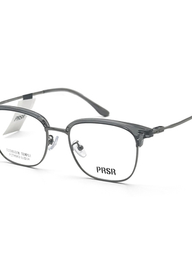 帕莎眉毛半框粗框潮流气质眼镜近视可配度数男款防蓝光镜PJ78043