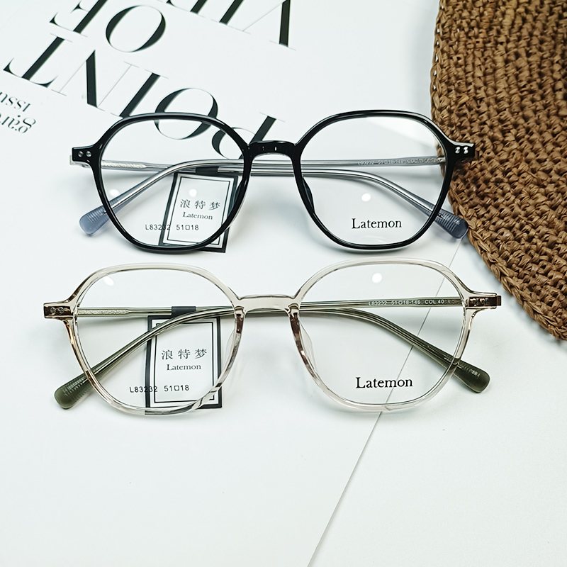 浪特梦男女通用合金超轻眼镜架L8