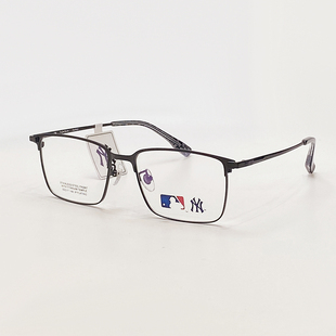 MLB纽约洋基商务眼镜男士 超轻钛可配防蓝光近视镜框NY6004 新款
