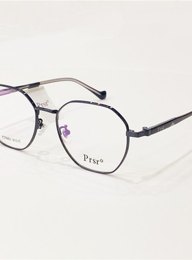 新款帕莎眼镜框架多边形小框配防蓝光近视光学镜架PJ76451网红款
