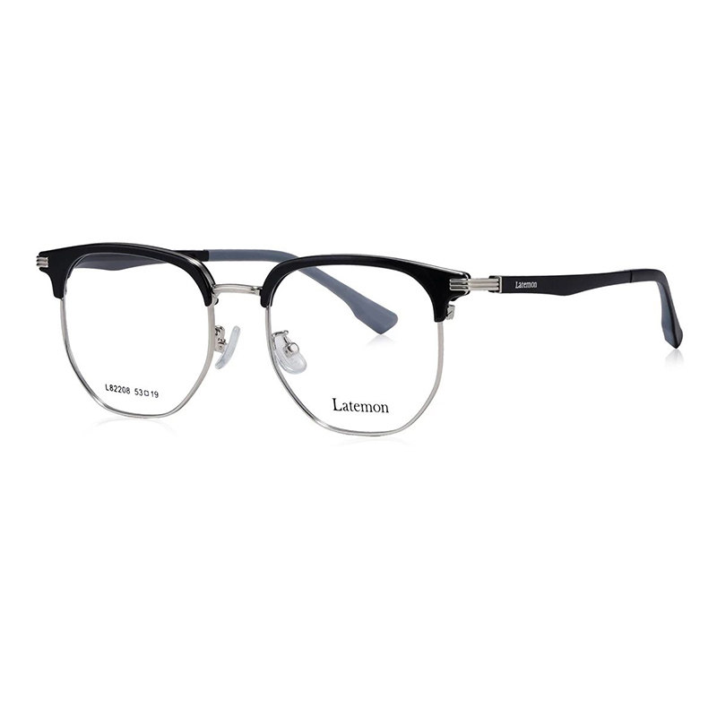 latemon浪特梦素颜黑框神器近视眼睛框镜架女圆脸眼镜框男82208