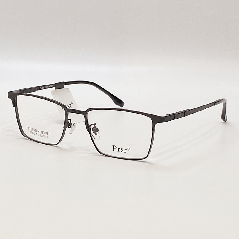 帕莎眼镜框半框钛合金商务休闲