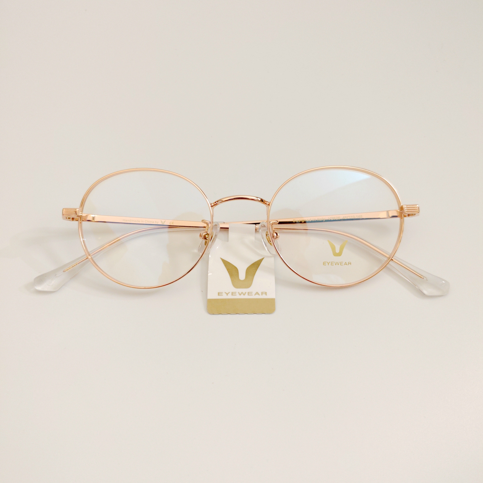 专柜代购v牌金属眼镜架v2626超轻宽边女小框文艺范韩版配高度数男