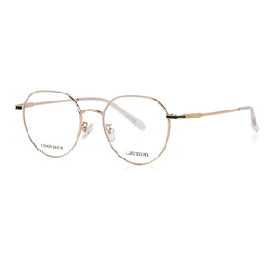 Latemon浪特梦素颜黑框神器近视眼睛框镜架女圆脸眼镜框男52425