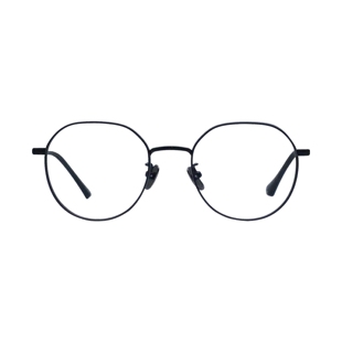 V牌镜框多边形圆框防蓝光高度近视眼镜架男女成品钛架超轻V9709T