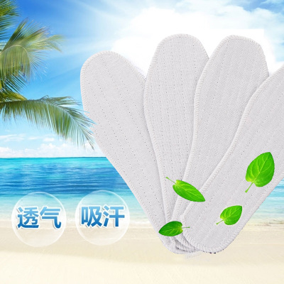 千层布纯棉透气除臭夏季运动鞋垫