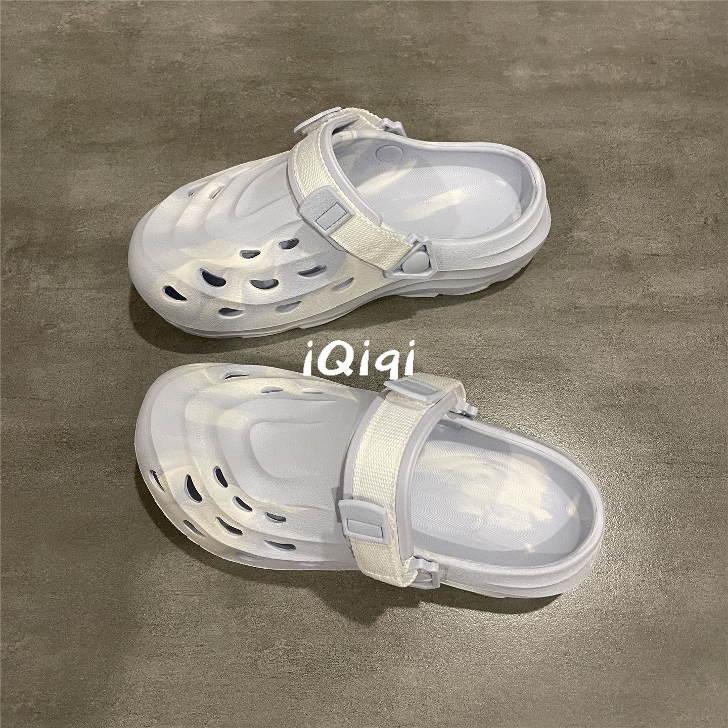 七七主人家 洞洞鞋女款2025夏季新款透气沙滩拖鞋女溯溪徒步涉水