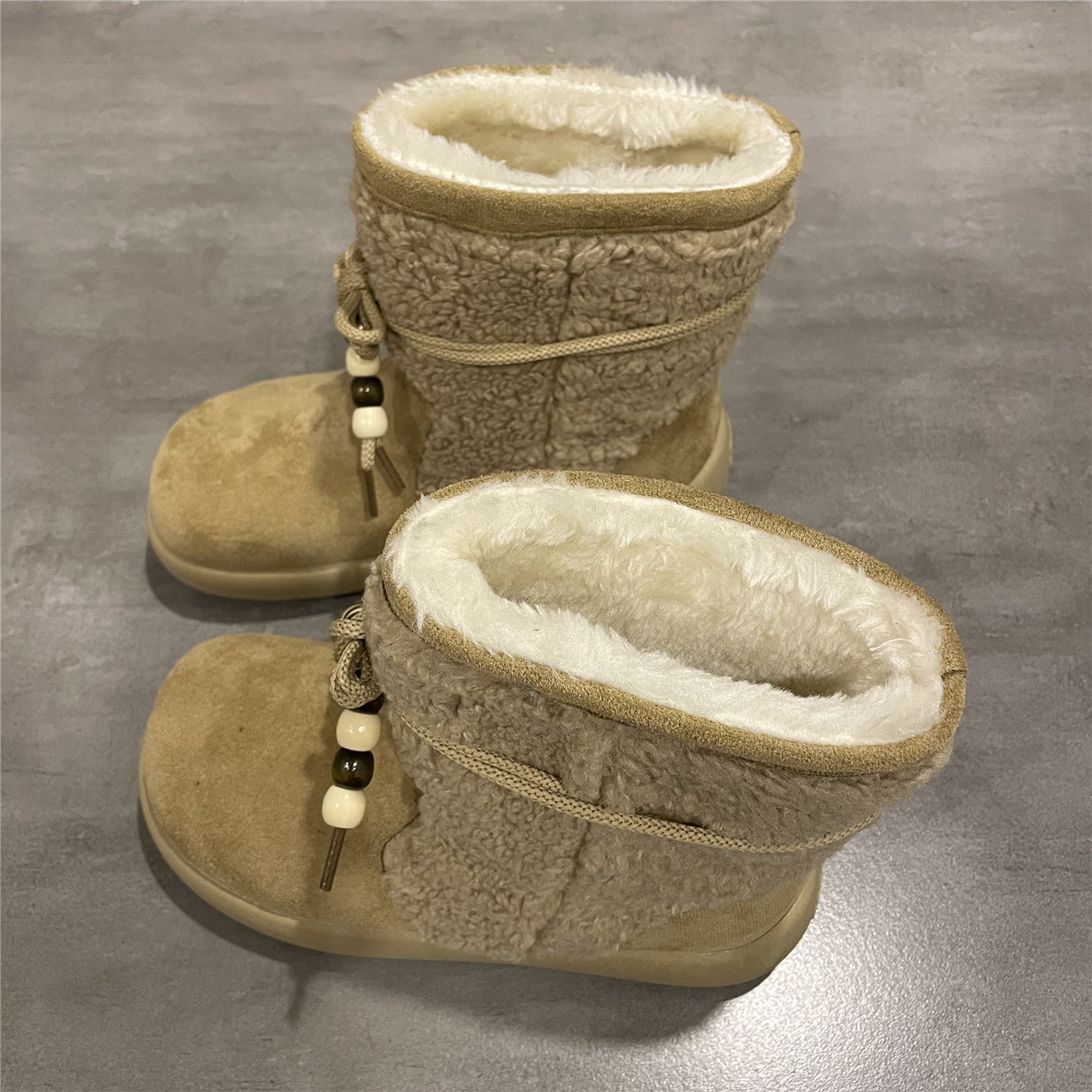 北方保暖棉鞋女中筒短靴女