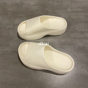 七七主人家 厚底拖鞋女2026年春夏季新款防海边度假沙滩软底凉拖