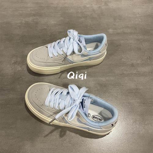 百搭休闲运动韩版复古板鞋女鞋