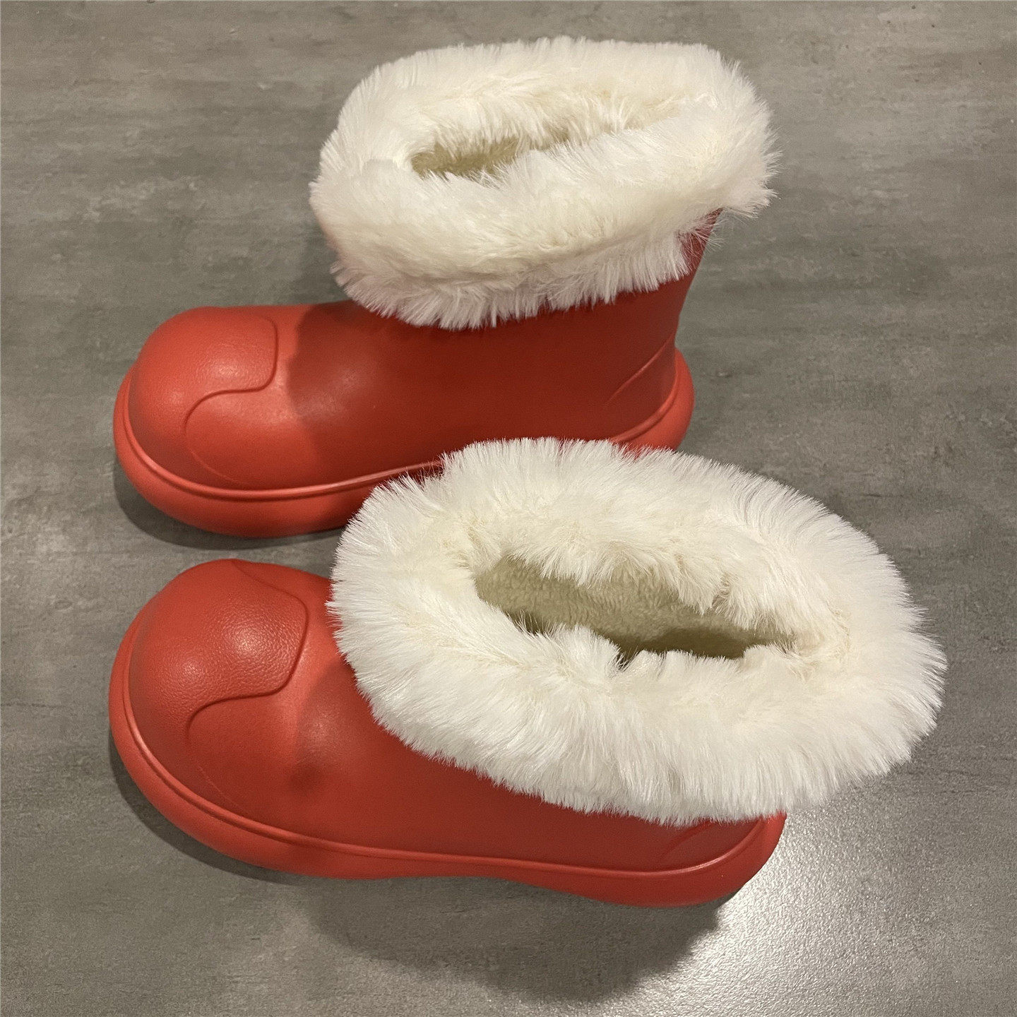 棉鞋女加绒户外翻毛边雪地靴女
