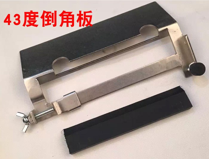 45度角切割 瓷砖45度配件切割 瓷砖倒角器石材 倒角板支架云石机