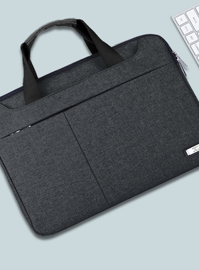 七匹狼公文包男手提包帆布电脑包商务文件B088203-43IA1会议包潮